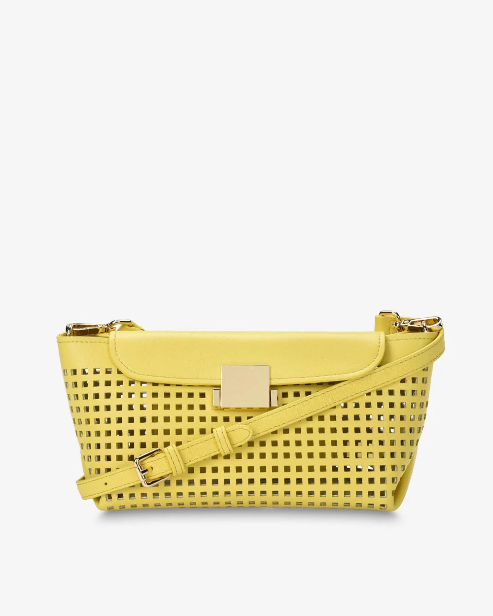 AURORA BAG in Perforated Lemon by Arlington Milne