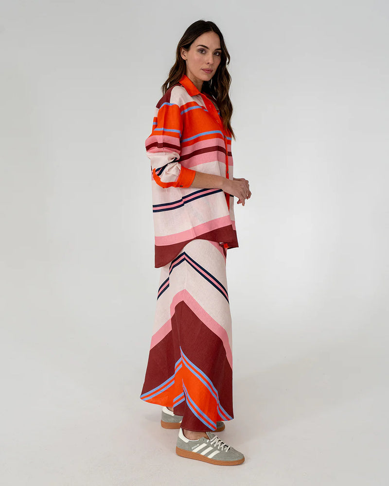 AUSTIN BIAS SKIRT | Wide Stripe