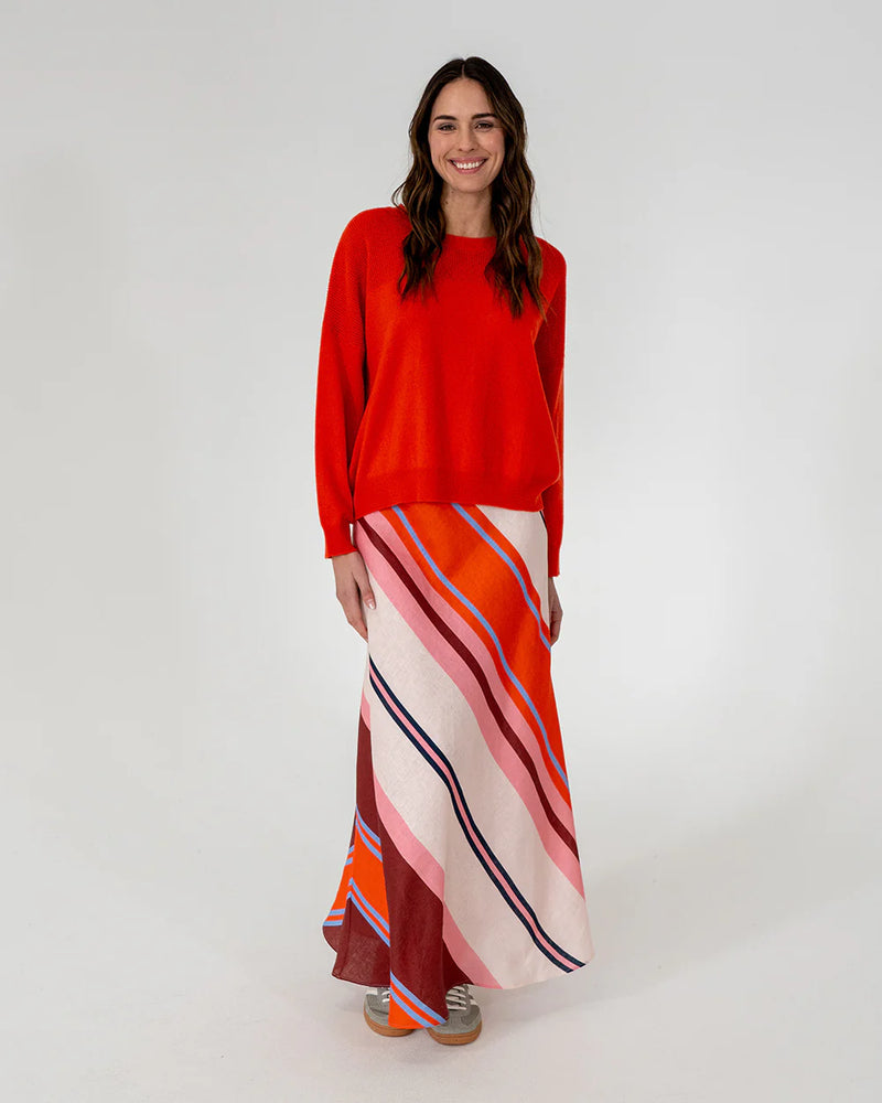 AUSTIN BIAS SKIRT | Wide Stripe