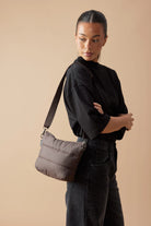 CLOUD STASH BASE CROSSBODY BAG in Chocolate by Base Supply