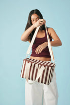 MIDI COOL BASE in Cocoa Stripe by Base Supply