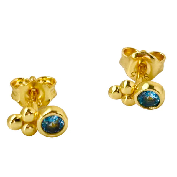 BONNIE GOLD STUD EARRINGS by Gold Sister