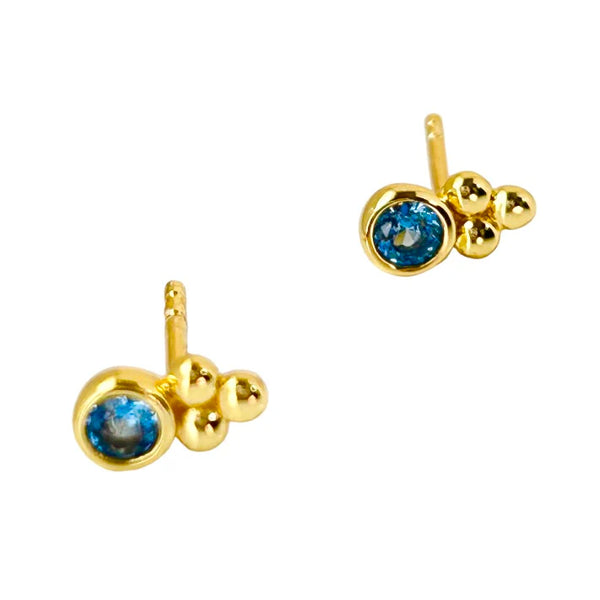 BONNIE GOLD STUD EARRINGS by Gold Sister