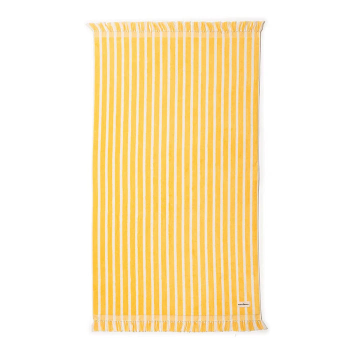 THE BEACH TOWEL in Monaco Mimosa Stripe from Business & Pleasure Co