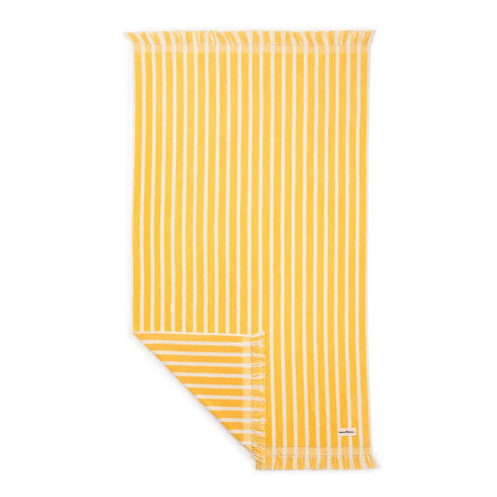 THE BEACH TOWEL in Monaco Mimosa Stripe from Business & Pleasure Co