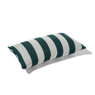 THE RECTANGLE THROW PILLOW in Terry Green Stripe by Business & Pleasure