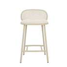 Pebble Barstool in Frosted Beige-Matt Cashmere by GlobeWest at Darling & Domain