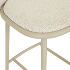 Pebble Barstool in Frosted Beige-Matt Cashmere by GlobeWest at Darling & Domain