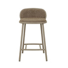 Pebble Barstool in Shiitake-Matt Latte by GlobeWest at Darling & Domain