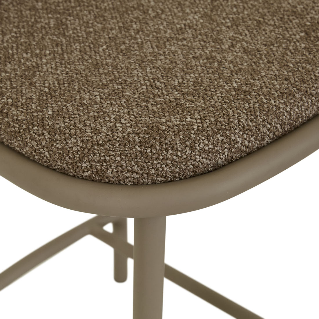 Pebble Barstool in Shiitake-Matt Latte by GlobeWest at Darling & Domain