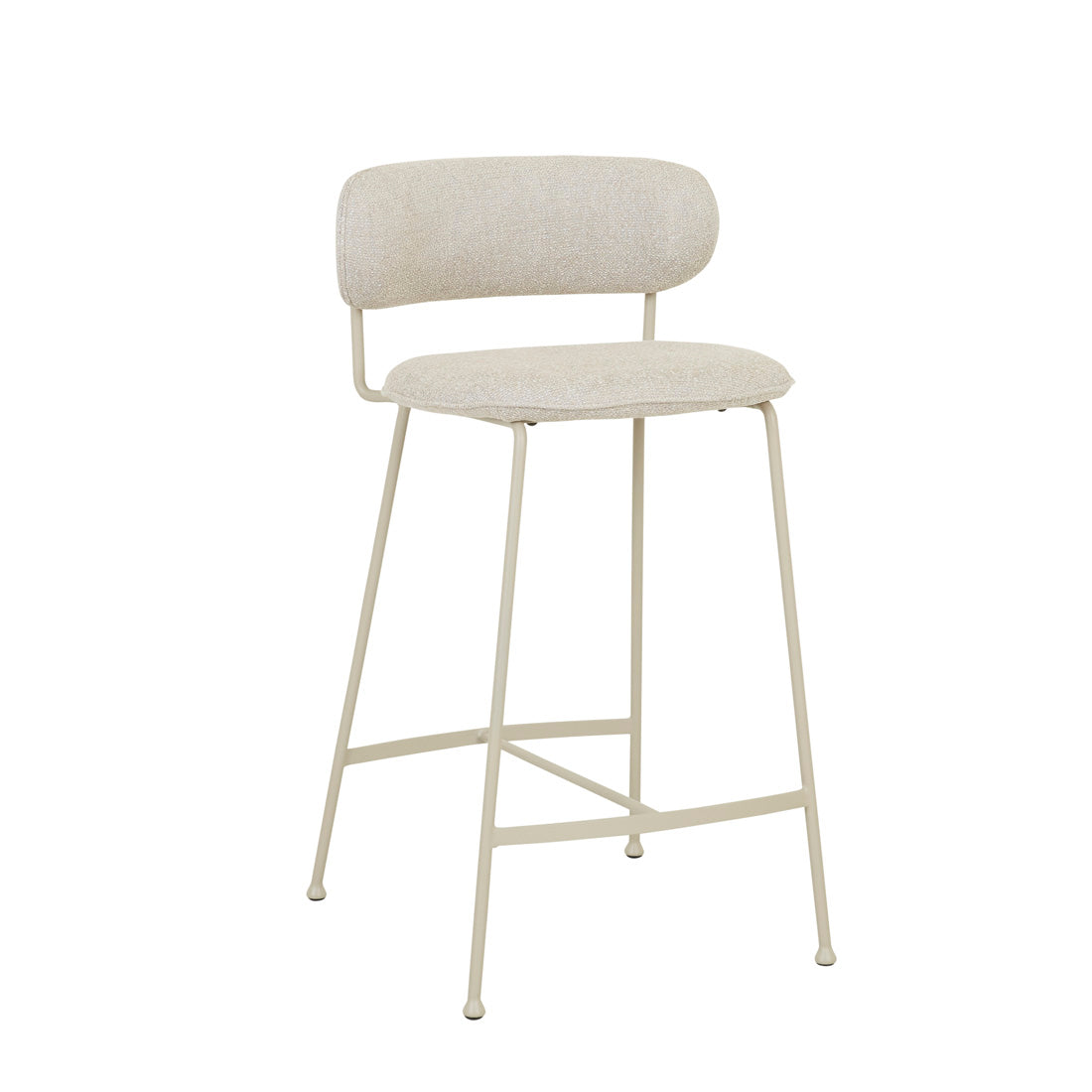 PICCOLO BARSTOOL in Feather Speckle - Matt Cashmere by GlobeWest at Darling & Domain