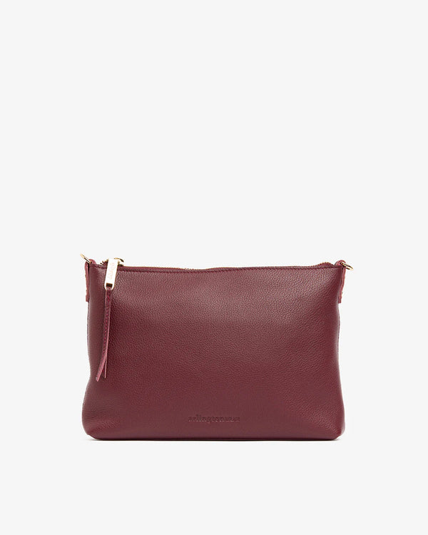 BABY SOPHIE BAG | Burgundy Pebble