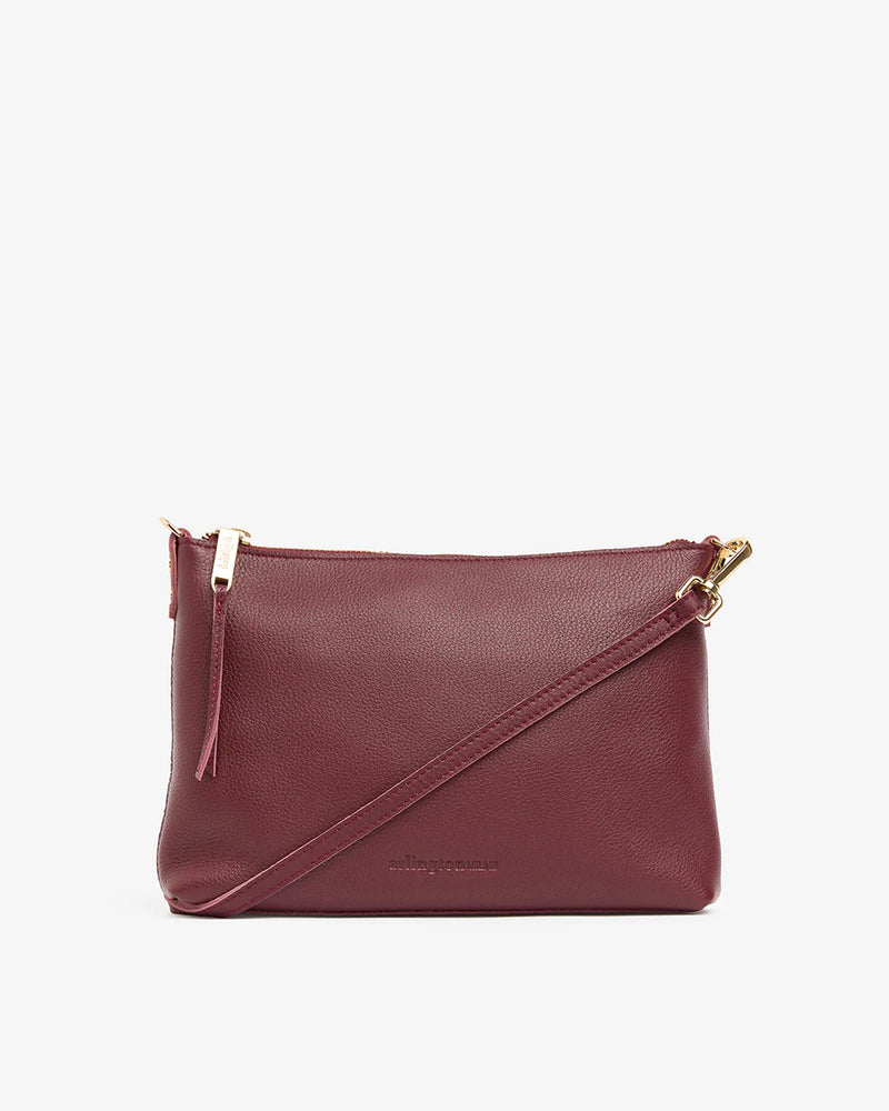 BABY SOPHIE BAG | Burgundy Pebble
