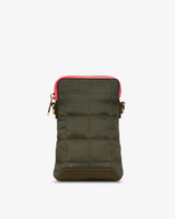 BAKER PHONE BAG in Khaki by Elms and King