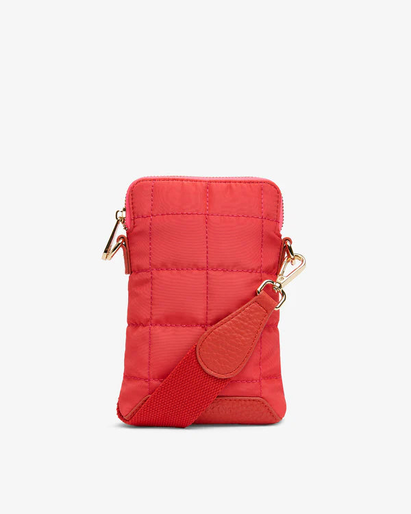 BAKER PHONE BAG in Red by Elms and King