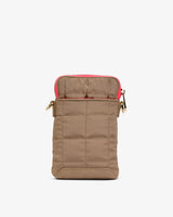 BAKER PHONE BAG in Taupe by Elms and King