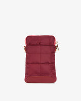 BAKER PHONE BAG in Burgundy by Elms and King