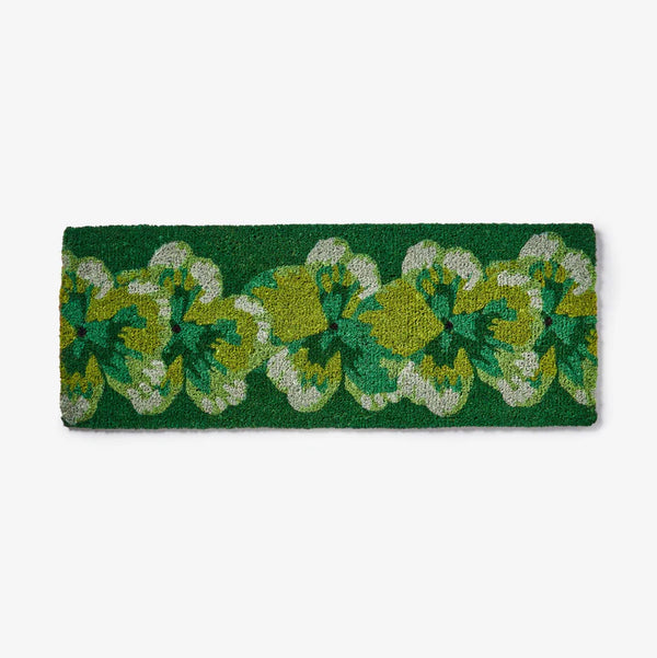LONG DOOR MAT | Pansy Green