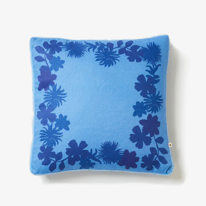 FLORA BLUE CUSHION 50cm from Bonnie and Neil