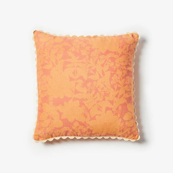 HERB REVERSE PINK PEACH CUSHION 50cm