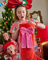 VELVET STOCKING | Christmas Bow