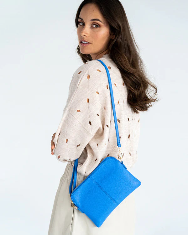 BOWERY WALLET in Cornflower Blue by Elms and King
