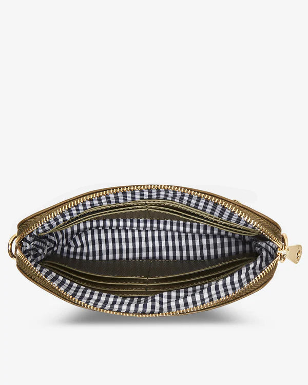 BOWERY WALLET in Khaki by Elms and King