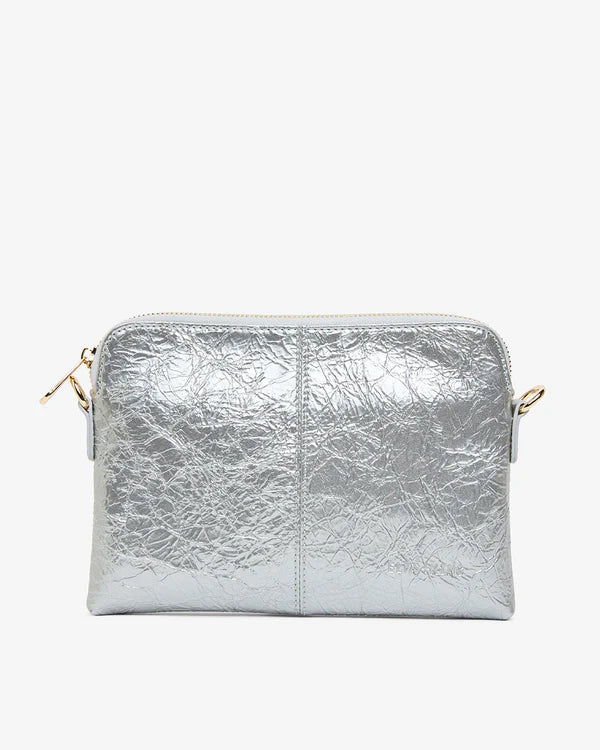 BOWERY WALLET in Silver Crinkle by Elms and King