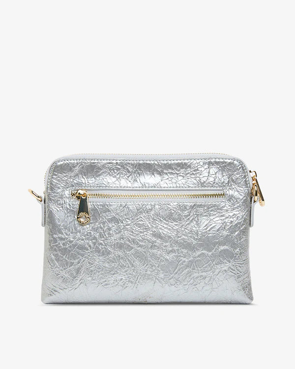 BOWERY WALLET in Silver Crinkle by Elms and King