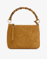 BRIDGET BAG in Toffee Suede by ARLINGTON MILNE,