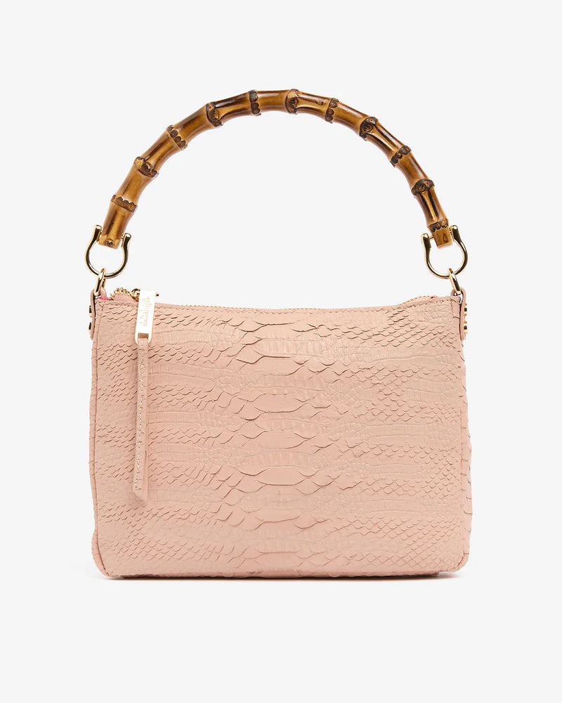 BRIDGET BAG | Blush Snake