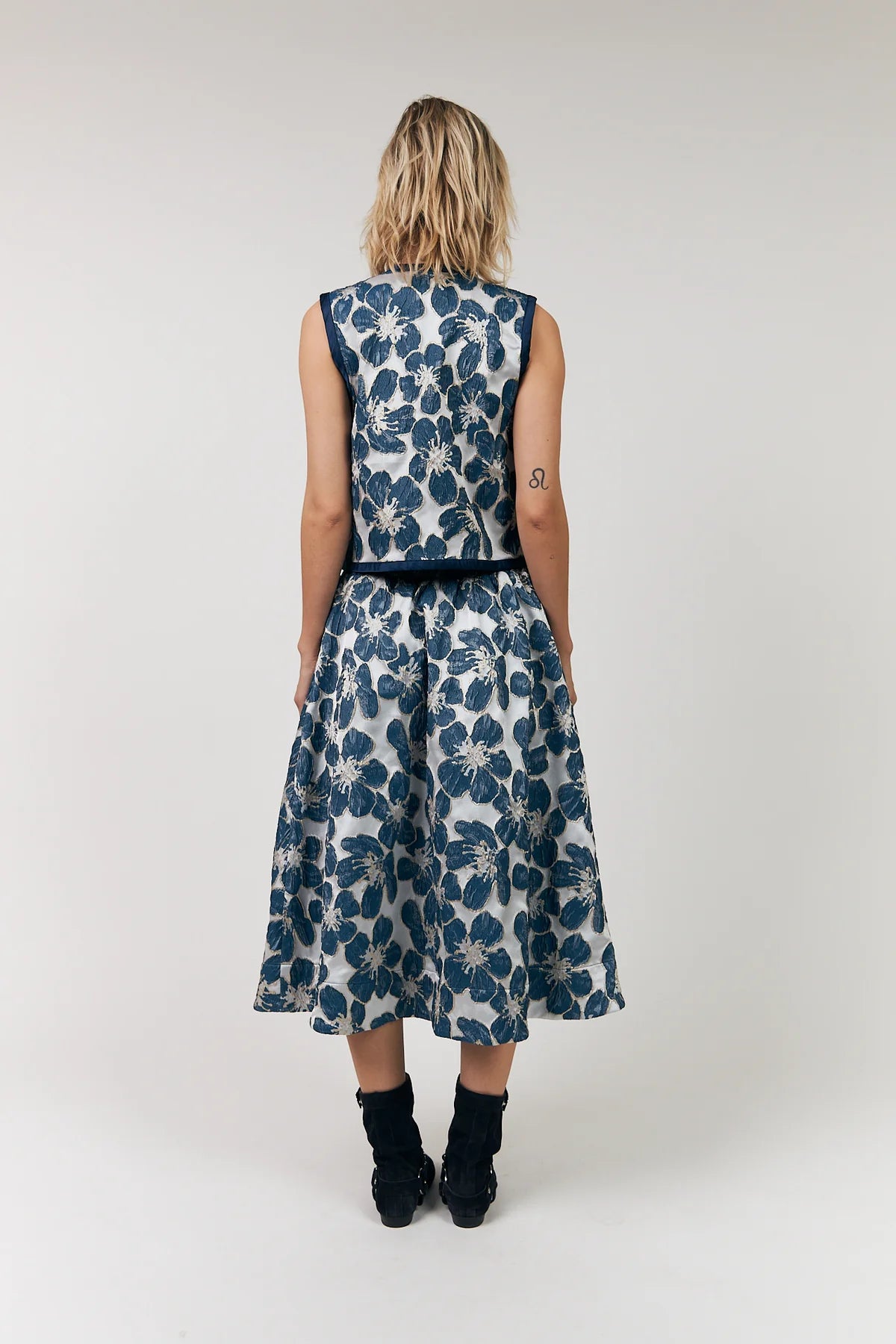 BRISTOL MIDI SKIRT in Blue by Lolly's Laundry at Darling & Domain