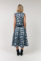BRISTOL MIDI SKIRT in Blue by Lolly's Laundry at Darling & Domain