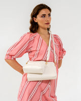 BURBANK CROSSBODY LARGE in Chalk by Elms and King