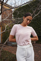 Alessandra MARCIE KNIT TOP in ROSEBUD