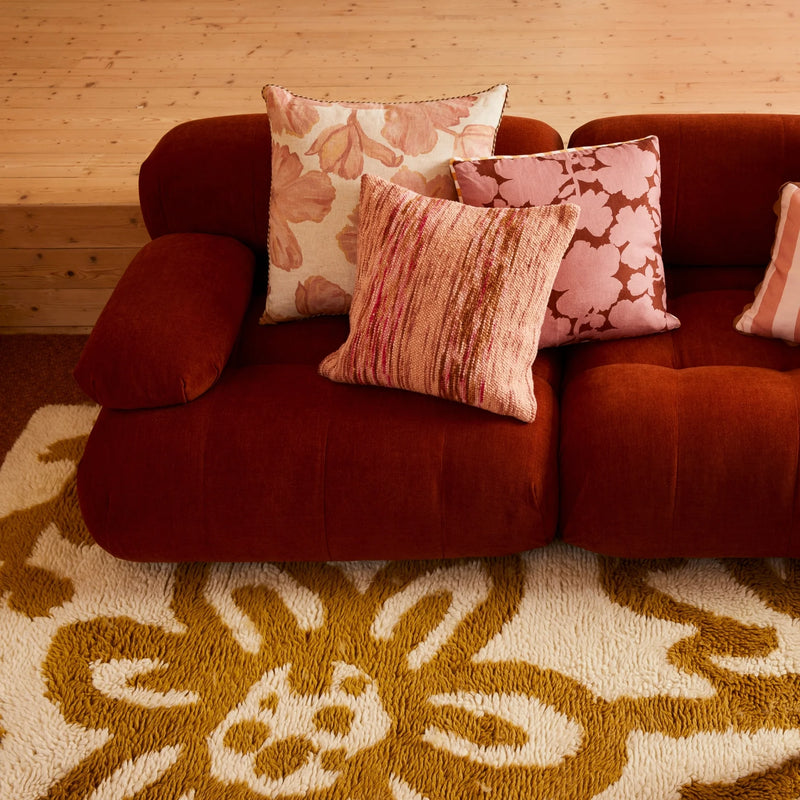 WOOL MARLE PINK CUSHION 50CM from Bonnie and Neil