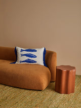 SARDINES BLUE CUSHION - 60cm x 40cm from Bonnie and Neil