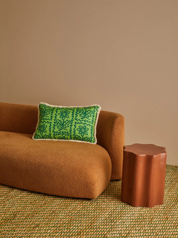 DAISY VERDE CUSHION - 60cm x 40cm from Bonnie and Neil