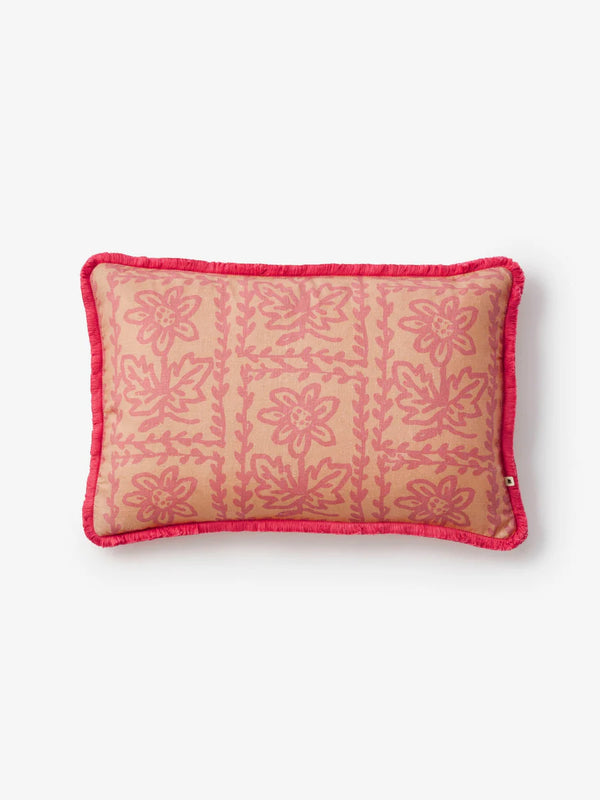 DAISY PEACH CUSHION - 60cm x 40cm from Bonnie and Neil