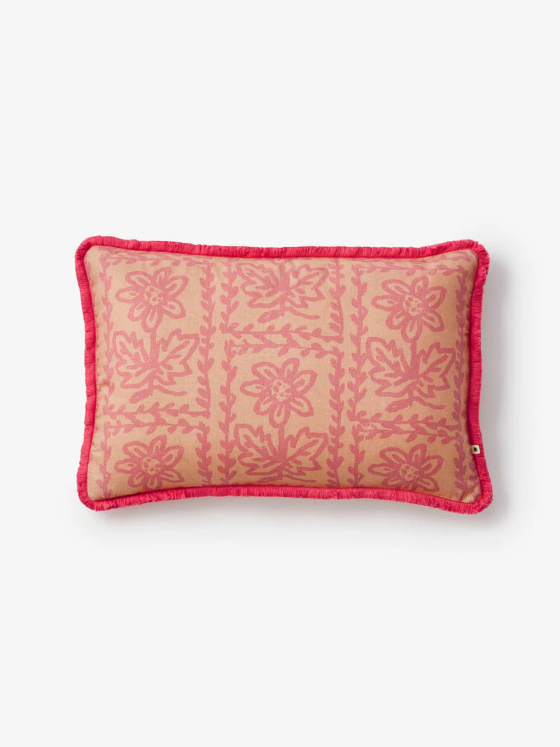DAISY PEACH CUSHION - 60cm x 40cm from Bonnie and Neil