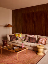 BUTTERCUP BROWN CUSHION - 60cm x 40cm from Bonnie and Neil