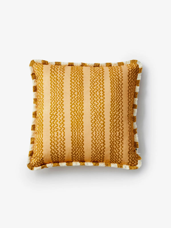 MINI WAVE CARAMEL CUSHION - 50cm from Bonnie and Neil