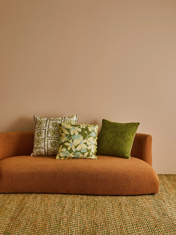 VIOLET Khaki CUSHION - 50cm from Bonnie and Neil