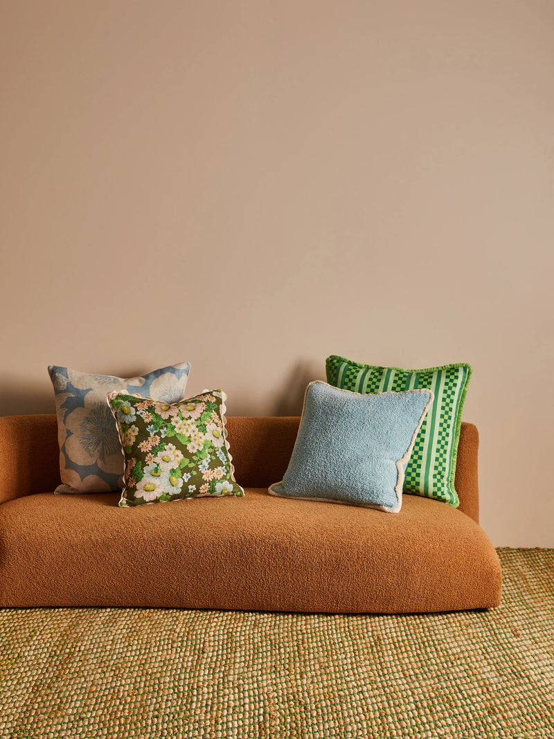 BUTTERCUP OLIVE CUSHION - 50cm from Bonnie and Neil