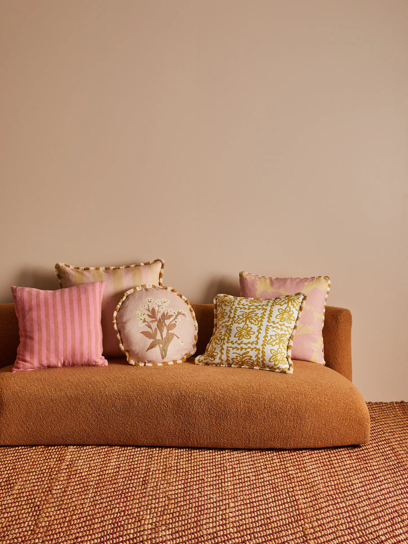 GERANIUM BUTTER CUSHION - 50cm from Bonnie and Neil