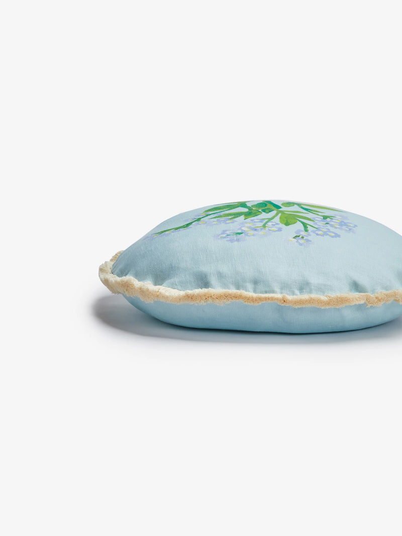FORGET ME NOT BLUE ROUND CUSHION - 50cm from Bonnie and Neil