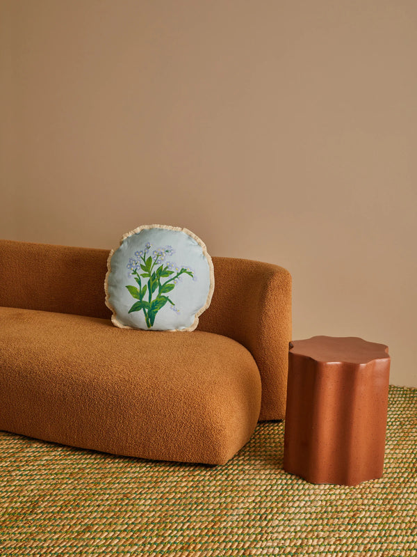 FORGET ME NOT BLUE ROUND CUSHION - 50cm from Bonnie and Neil