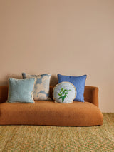 FORGET ME NOT BLUE ROUND CUSHION - 50cm from Bonnie and Neil