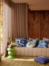 FORGET ME NOT BLUE ROUND CUSHION - 50cm from Bonnie and Neil