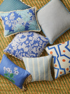 MARIGOLD BLUE LINEN CUSHION - 60cm x 40cm from Bonnie and Neil